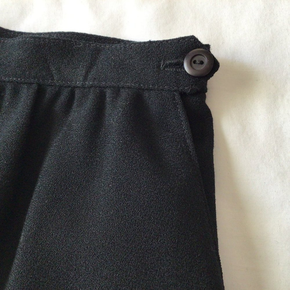 Newsport - Black 100% Wool Fully Lined Skirt - Picture 3 of 6